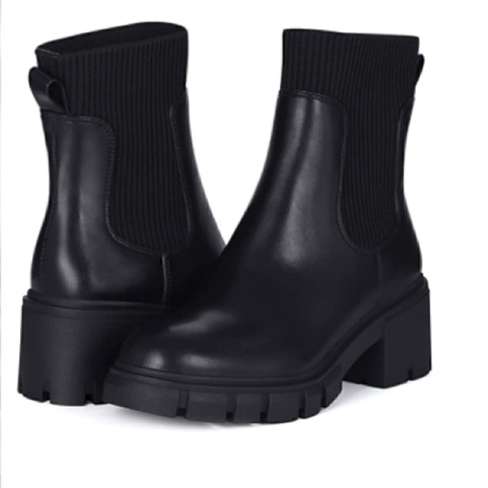 Chunky Black Boot    - Picture 2 of 5